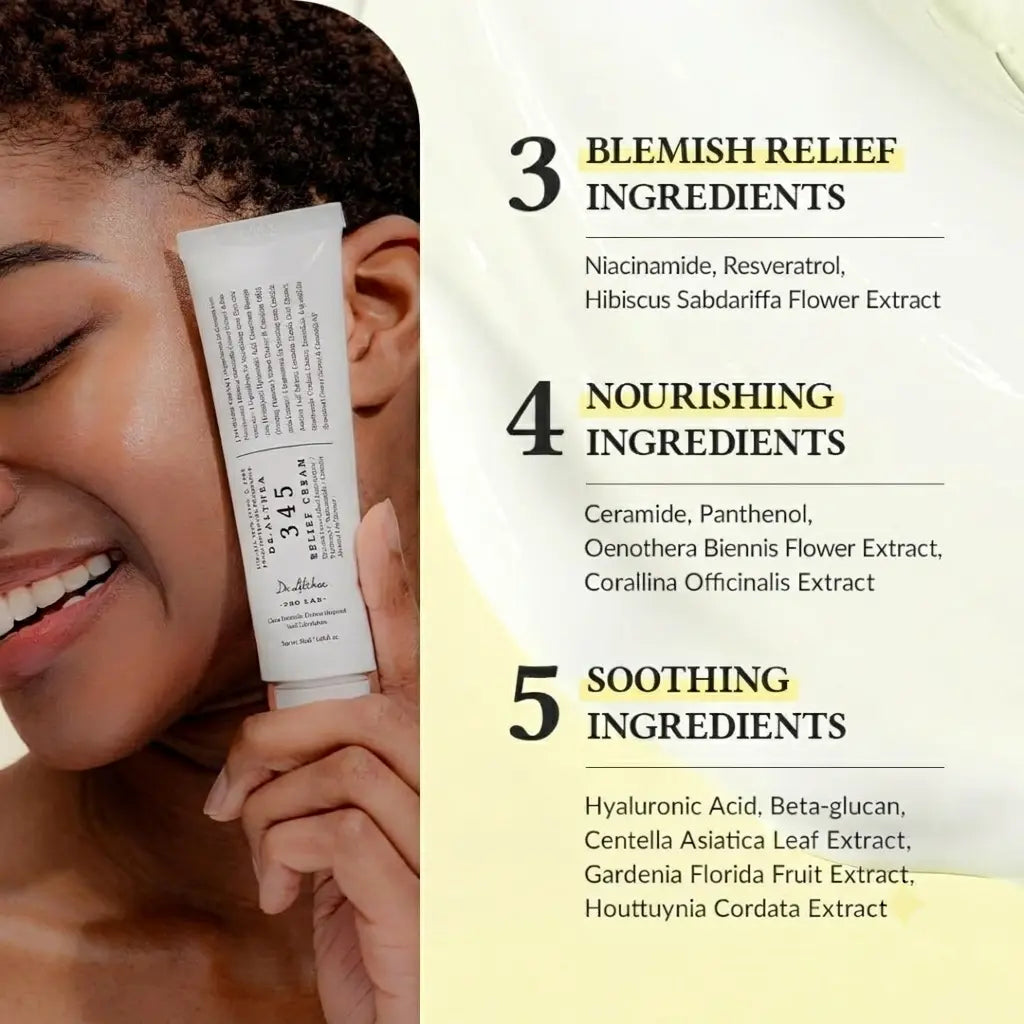 Dr. Althea 345 Relief Cream | Hydrating & Soothing Face Moisturizer (35ml)