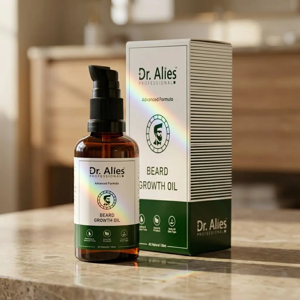 Dr. Alies Professional Beard Growth Oil – Advanced Formula (50ml)