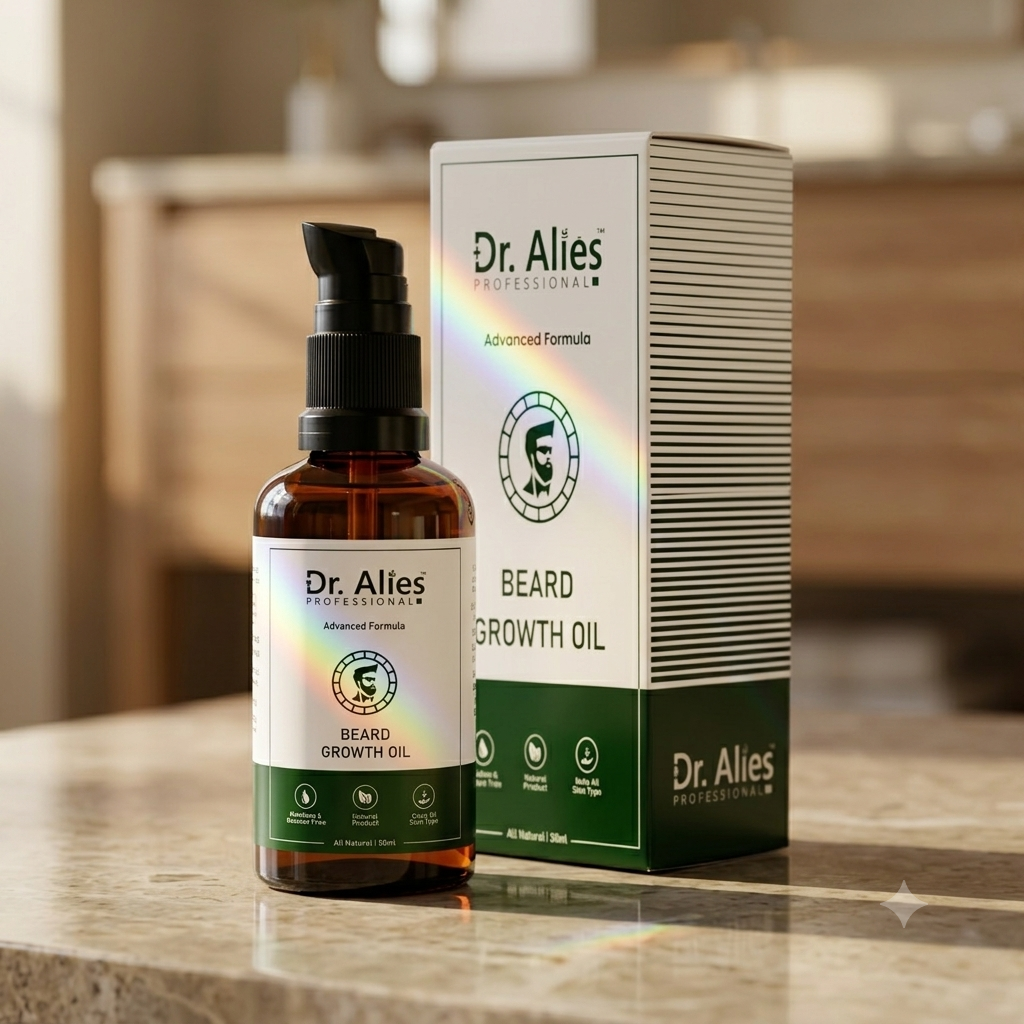 Dr. Alies Professional Beard Growth Oil – Advanced Formula (50ml)