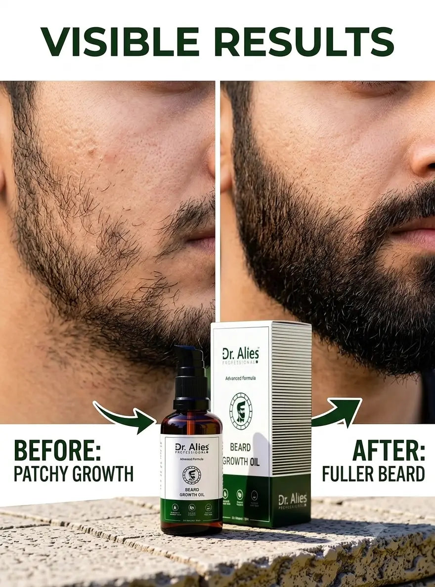 Dr. Alies Professional Beard Growth Oil – Advanced Formula (50ml)