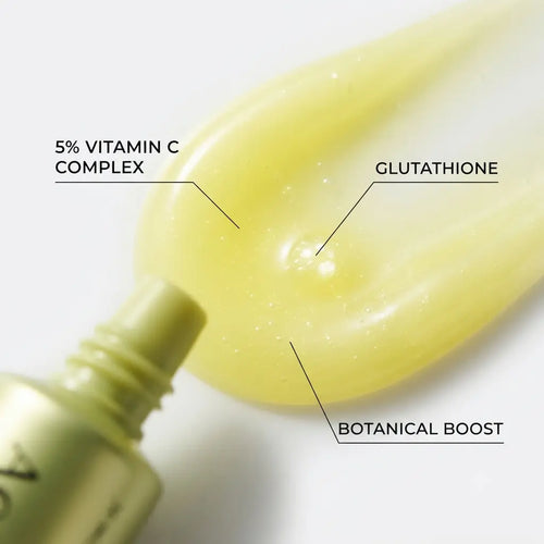 Arencia Vitamin C Booster Shot – Brightening Face & Eye Serum with 5% Vitamin C Complex + Glutathione (30ml)